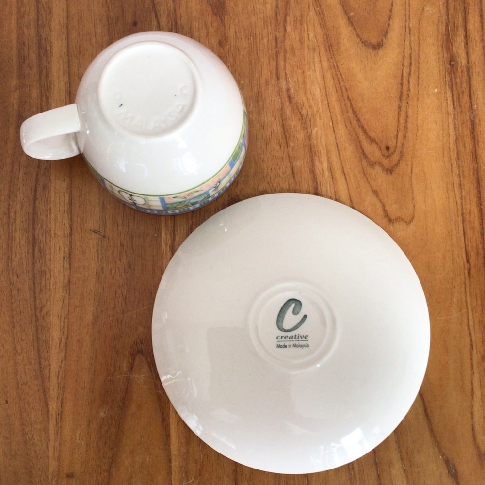 Creative Malaysia Nature Garden 4 Piece Ceramic Place Setting - Picture 12 of 13